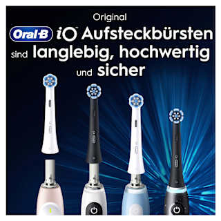Aufsteckbürsten iO Sanfte Reinigung schwarz Oral-B