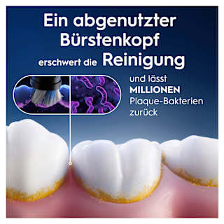 Aufsteckbürsten iO strahlendes Weiss, schwarz Oral-B