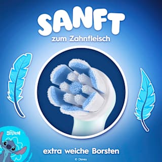 Aufsteckbürsten Kinder iO Stitch Sanfte Reinigung, ab 6 Jahren Oral-B