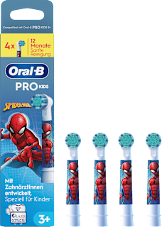 Aufsteckbürsten Kinder PRO Spiderman, ab 3 Jahren Oral-B