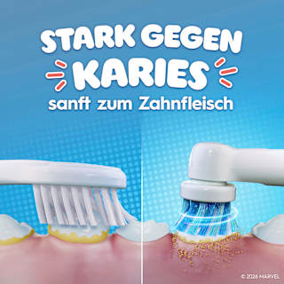 Aufsteckbürsten Kinder Spiderman, ab 3 Jahren, extra weich Oral-B
