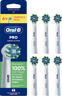 Aufsteckbürsten PRO CrossAction weiß Oral-B