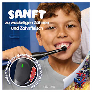 Elektrische Zahnbürste iO Kinder Spiderman mit Reiseetui, ab 6 Jahren Oral-B