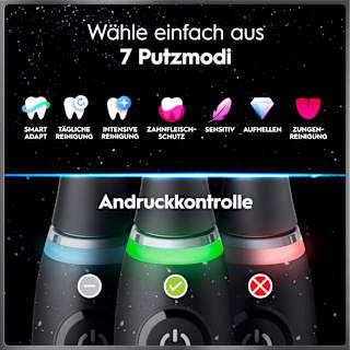 Elektrische Zahnbürste iO Series 10 Cosmic Black Oral-B