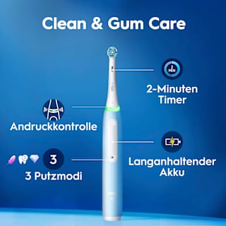 Elektrische Zahnbürste iO Series 3 ice blue Oral-B