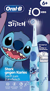 Elektrische Zahnbürste Kinder iO Stitch mit Reiseetui, ab 6 Jahren Oral-B