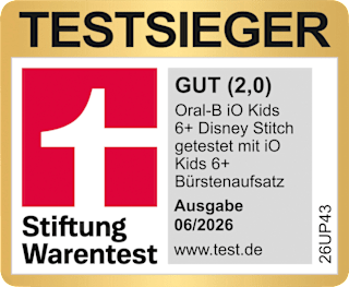 Elektrische Zahnbürste Kinder iO Stitch mit Reiseetui, ab 6 Jahren Oral-B
