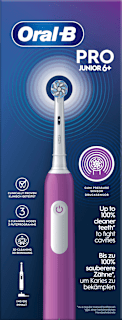 Elektrische Zahnbürste Kinder PRO Junior Purple, ab 6 Jahren Oral-B