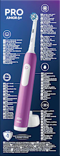 Elektrische Zahnbürste Kinder PRO Junior Purple, ab 6 Jahren Oral-B