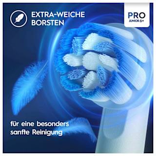 Elektrische Zahnbürste Kinder PRO Junior Purple, ab 6 Jahren Oral-B