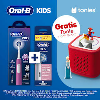 Elektrische Zahnbürste Kinder PRO Junior Purple, ab 6 Jahren Oral-B