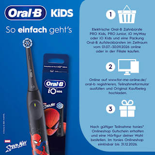 Elektrische Zahnbürste Kinder Vitality PRO König der Löwen, ab 3 Jahren Oral-B