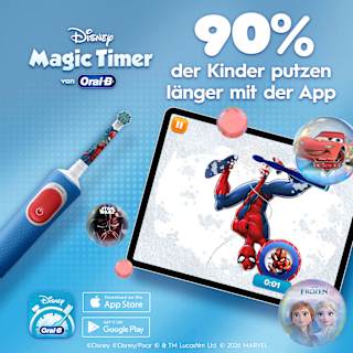 Elektrische Zahnbürste Vitality PRO Kinder Spiderman, ab 3 Jahren Oral-B