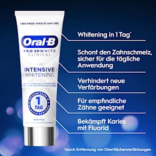 Zahnpasta PRO 3D White Clinical Intensive Whitening Oral-B