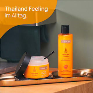 Körperpeeling Thailand Feeling Zucker, Argan- & Sacha Inchi Öl ORINIQ