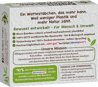 Wattestäbchen Bambus Outdoor Freakz