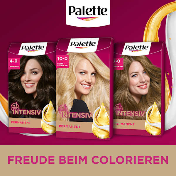 Haarfarbe 10-0/200 Helles Naturblond Palette Intensive Color Creme