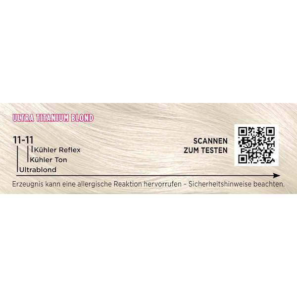 Haarfarbe 11-11 Ultra Titanium Blond Palette Intensive Color Creme