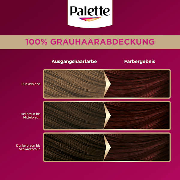 Haarfarbe 4-0/800 Dunkelbraun Palette Intensive Color Creme