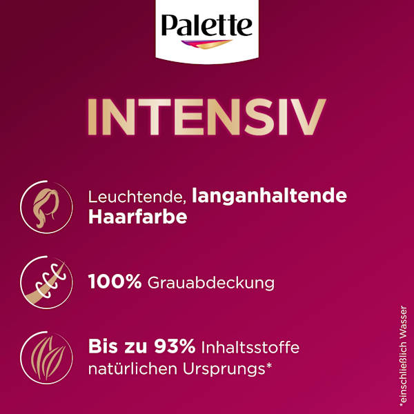 Haarfarbe 4-65 Warmes Braun Palette Intensive Color Creme