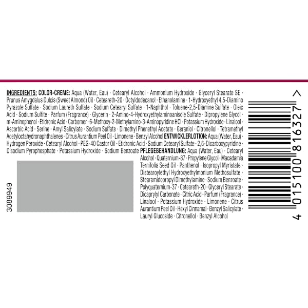 Haarfarbe 4-99 Aubergine  Palette Intensive Color Creme