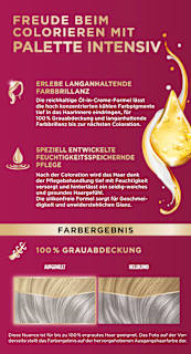 Haarfarbe U71 Kühles Silbergrau Palette Intensive Color Creme