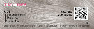 Haarfarbe U71 Kühles Silbergrau Palette Intensive Color Creme