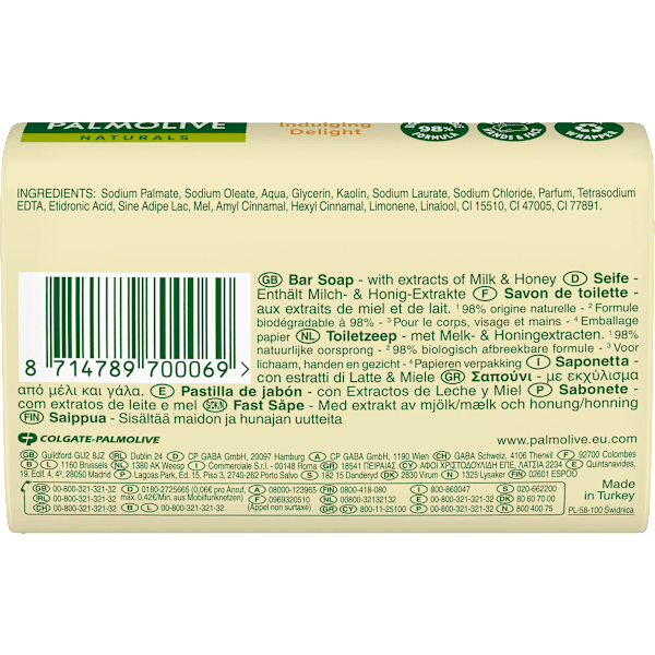 Seifenstück Milch & Honig, Naturals  Palmolive