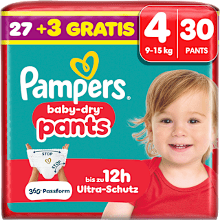 Baby Pants baby-dry Gr. 4 (9-15 kg) Pampers baby-dry