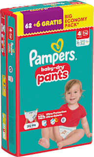 Baby Pants Gr. 4 (9-15 kg) Big Economy Pack Pampers baby-dry