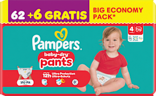 Baby Pants Gr. 4 (9-15 kg) Big Economy Pack Pampers baby-dry