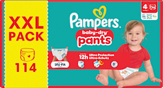 Baby Pants Gr. 4 (9-15 kg) XXL Pack Pampers baby-dry