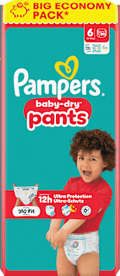 Baby Pants Gr. 6 XL (13-19 kg) Big Pack Pampers baby-dry