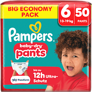Baby Pants Gr. 6 XL (13-19 kg) Big Pack Pampers baby-dry