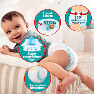 Baby Pants Gr. 6 XL (13-19 kg) Pampers baby-dry