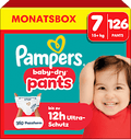 Baby Pants Gr. 7 Extra Large (15+ kg) Monatsbox Pampers baby-dry