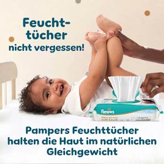 Baby Pants Gr. 7 Extra Large (15+ kg) Monatsbox Pampers baby-dry