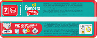 Baby Pants Gr. 7 XL (15+ kg) Big Pack Pampers baby-dry