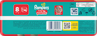 Baby Pants Gr. 8 XL (17+ kg) Big Pack Pampers baby-dry