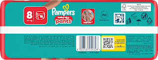 Baby Pants Gr. 8 XL (17+ kg) Pampers baby-dry