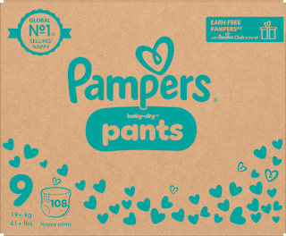 Baby Pants Gr. 9 (19+ kg) Monatsbox Pampers baby-dry