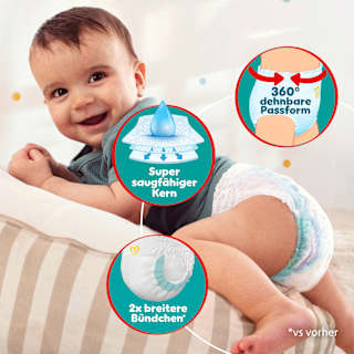 Baby Pants Gr. 9 XL (19+ kg) Big Pack  Pampers baby-dry