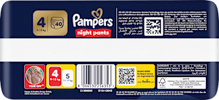 Baby Pants night Gr. 4 (9-15 kg) Pampers baby-dry