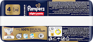 Baby Pants night Gr. 4 (9-15 kg) Pampers baby-dry