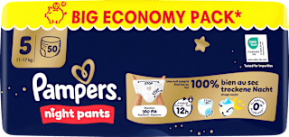Baby Pants Night Gr. 5 (11-17 kg) Big Pack Pampers baby-dry