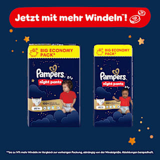 Baby Pants Night Gr. 5 (11-17 kg) Big Pack Pampers baby-dry