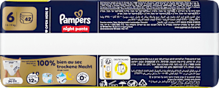 Baby Pants night Gr. 6 (13-19 kg) Big Pack Pampers baby-dry