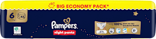 Baby Pants night Gr. 6 (13-19 kg) Big Pack Pampers baby-dry