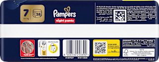 Baby Pants Night Gr. 7 (15+ kg) Big Pack Pampers baby-dry