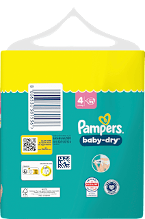 Windeln baby-dry Gr. 4 (9-14 kg) Big Economy Pack Pampers baby-dry